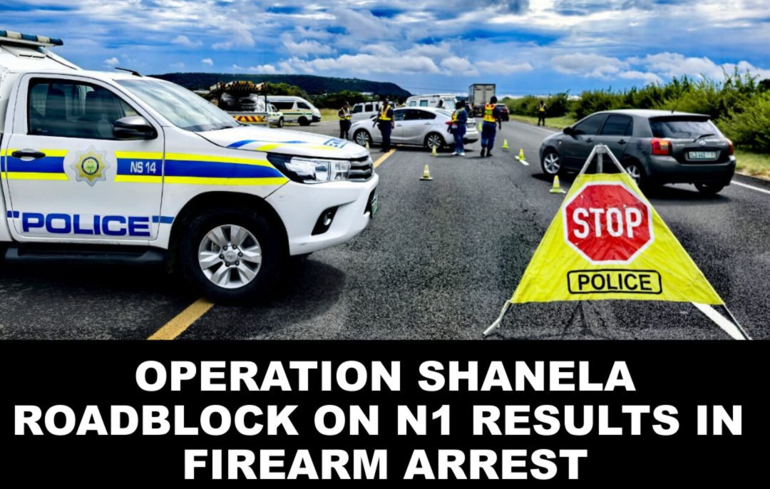 Members of Visible Policing Unit in Mangaung Metro and Public Order Police Unit Bloemfontein operators conducted a roadblock as part of #OperationShanela II on N1 National Road, Navalsig Police Station precinct