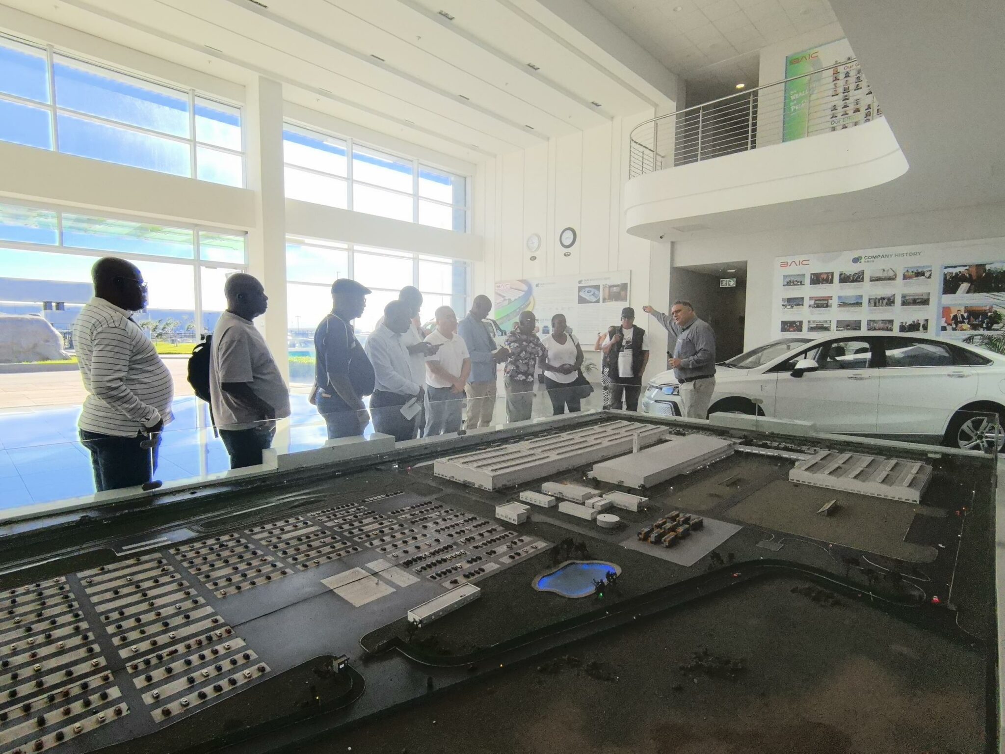BAIC Automobile South Africa hosted a high-level delegation from the Motor Industry Association of Zimbabwe