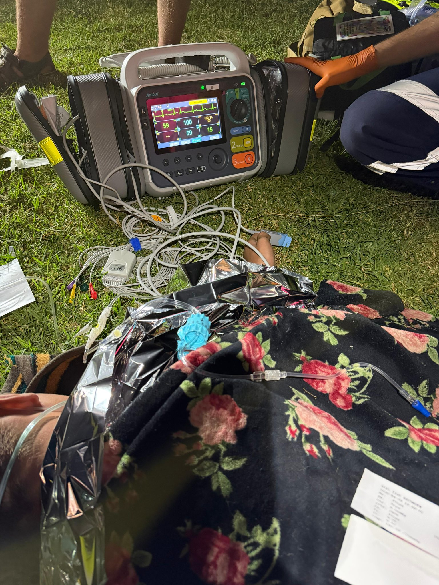 Pretoria Volunteer Emergency Services responded to a call of an unconscious 14-year-old child found lying in the garden of a residence in Eastlynne