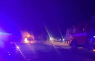 A vehicle was on fire approximately 3km from Nyl Plaza tollgate