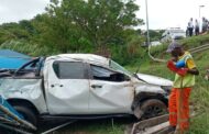 Driver Escapes Serious Injury Following Suspected Medical Episode on R102 Near Mount Moriah, Durban