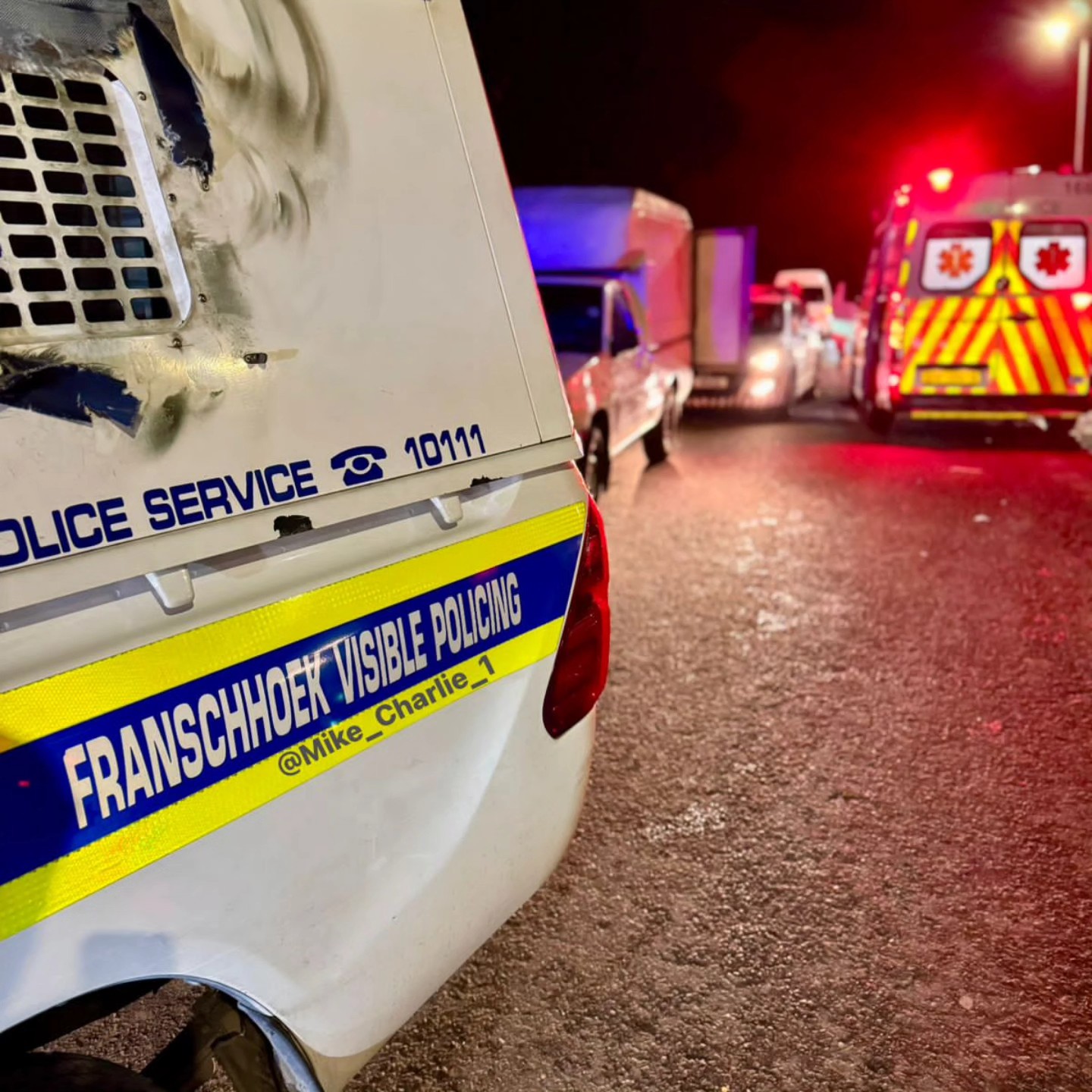 One person injured in a shooting incident on Beau Coup de Leeu Street, Groendal, Franschhoek