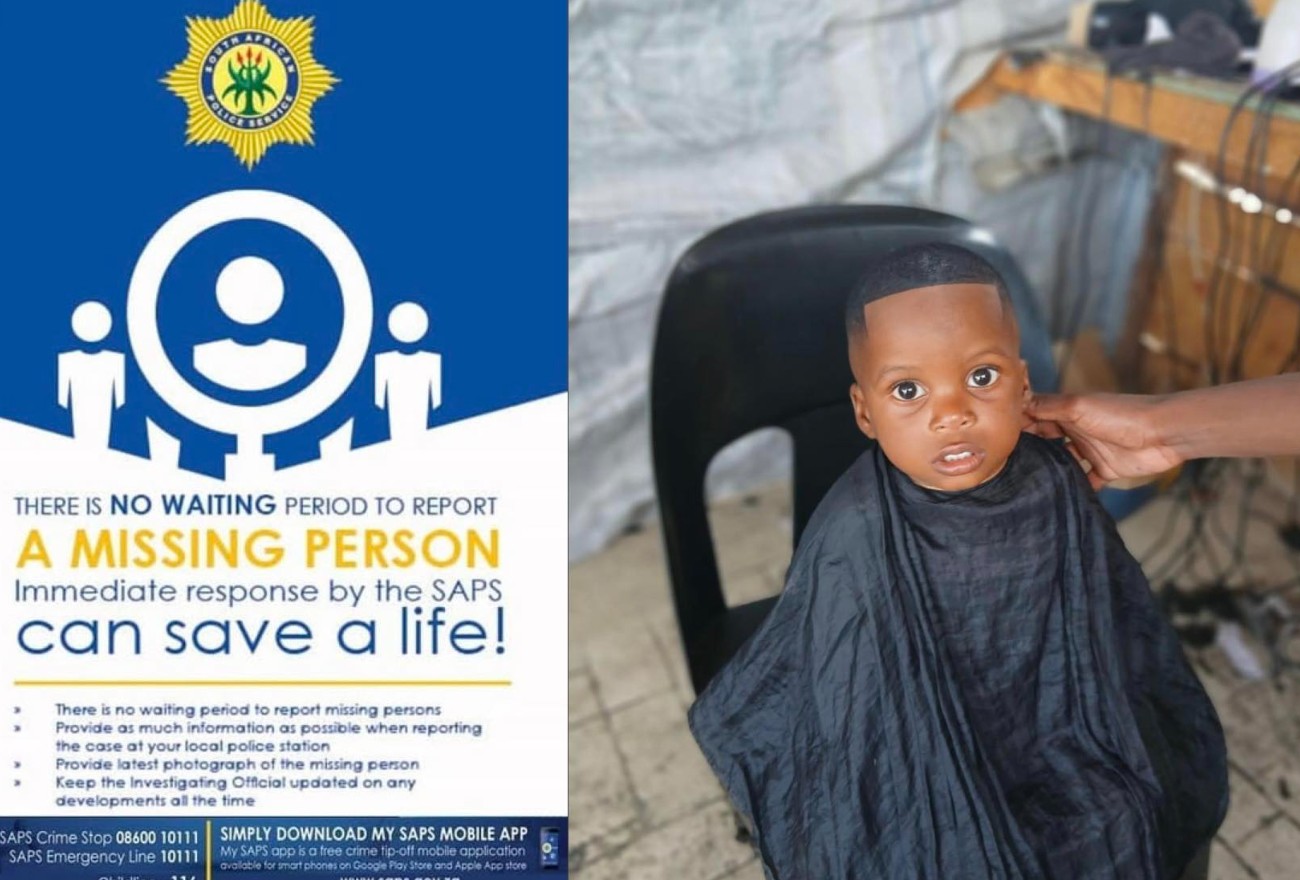 SAPS in Hoedspruit under the Mopani District have intensified the search operation for a 1-year-9-month-old boy Kahlodi Mokibel