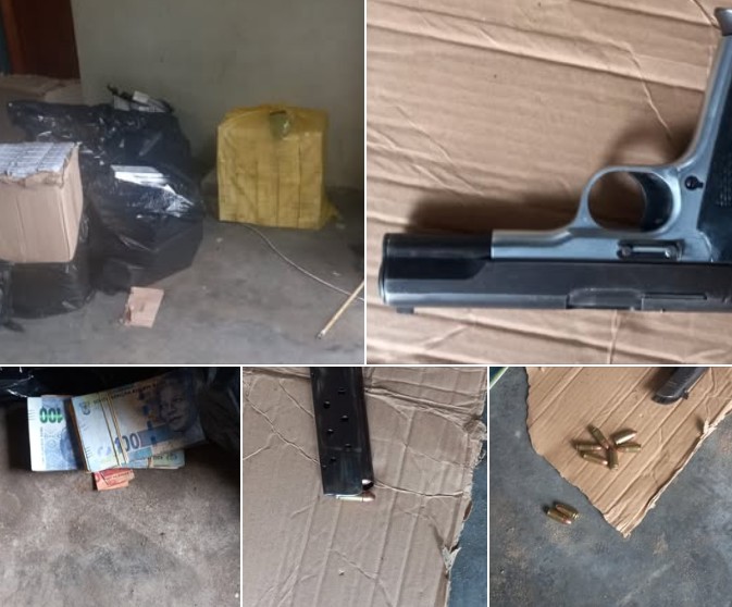 Suspect arrested for dealing in illicit cigarettes and possession of an unlicensed firearm in Aqua Park, Tzaneen