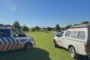 Patient treated after sustaining injury with a chainsaw