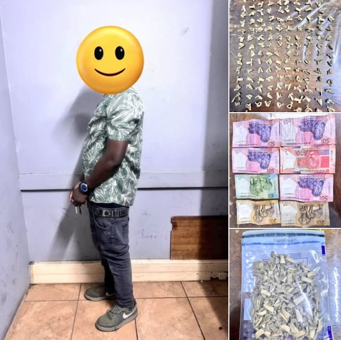 Drug-dealing suspect arrested at the train station in Roodepoort