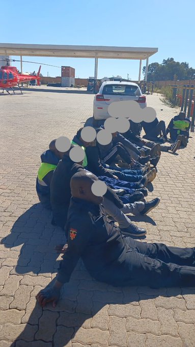Eleven suspects arrested for the theft of fuel at a fuel plant in Meyerton