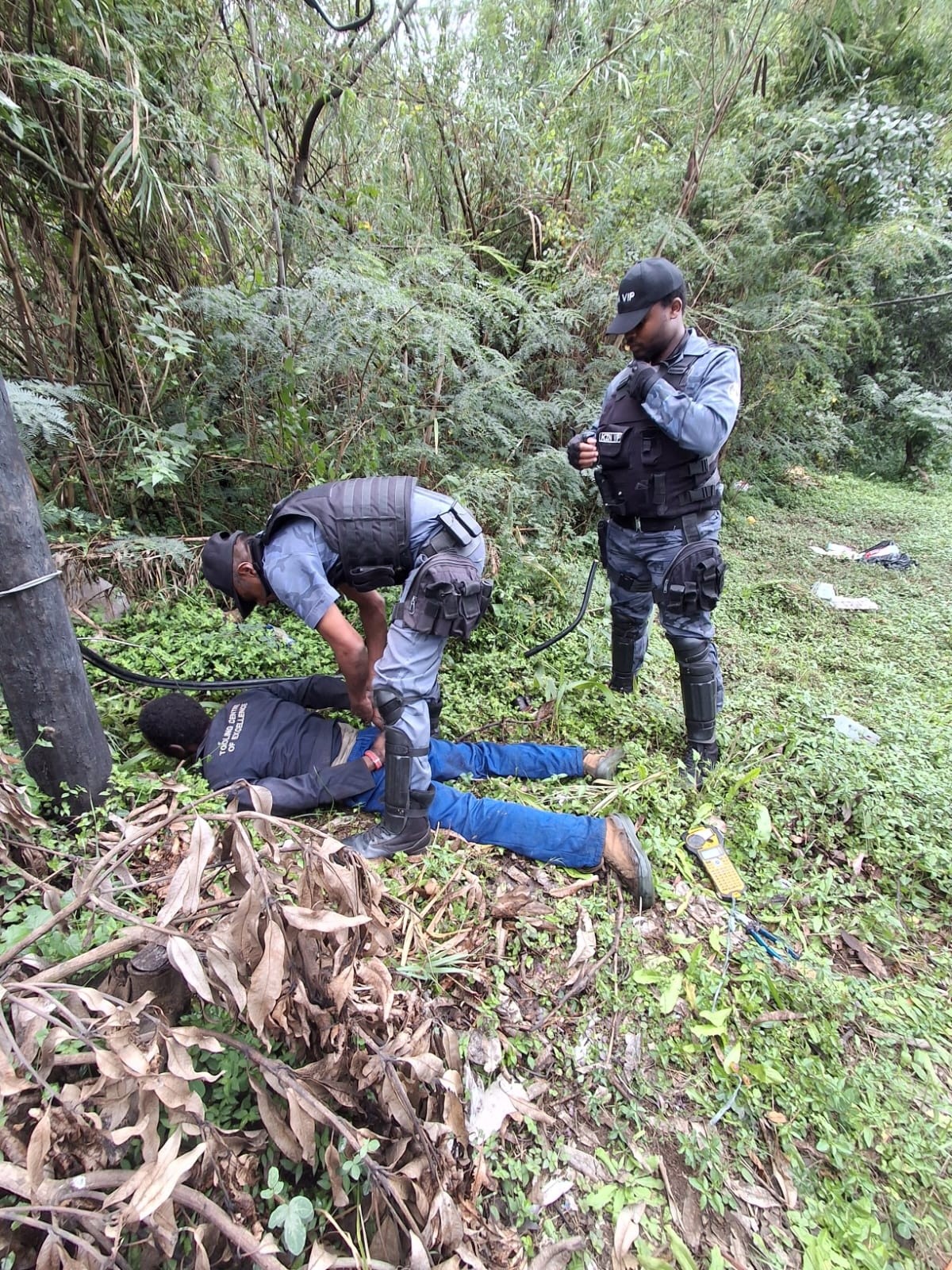 A major breakthrough in the fight against infrastructure related crime was made in Newlands West