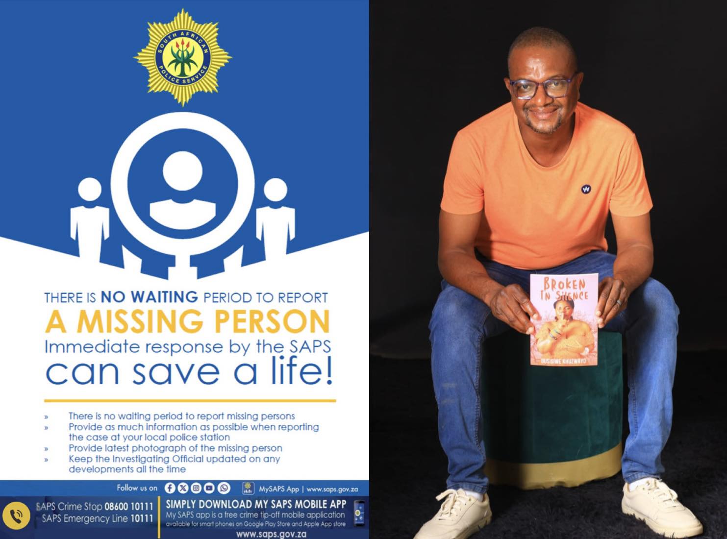 SAPS in Polokwane are appealing to members of the public to assist in locating a missing 45-year-old man, Khomotjo Ramatapa Jonas Malatjie