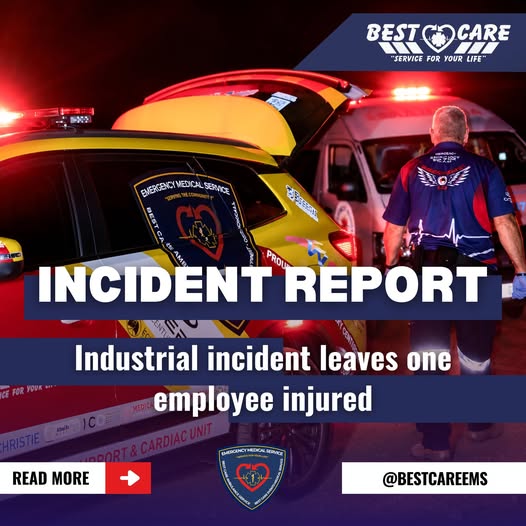 An industrial workplace incident at Magaliesmoot