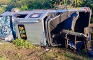 A tow truck struck a pedestrian before overturning in Waterloo, KZN