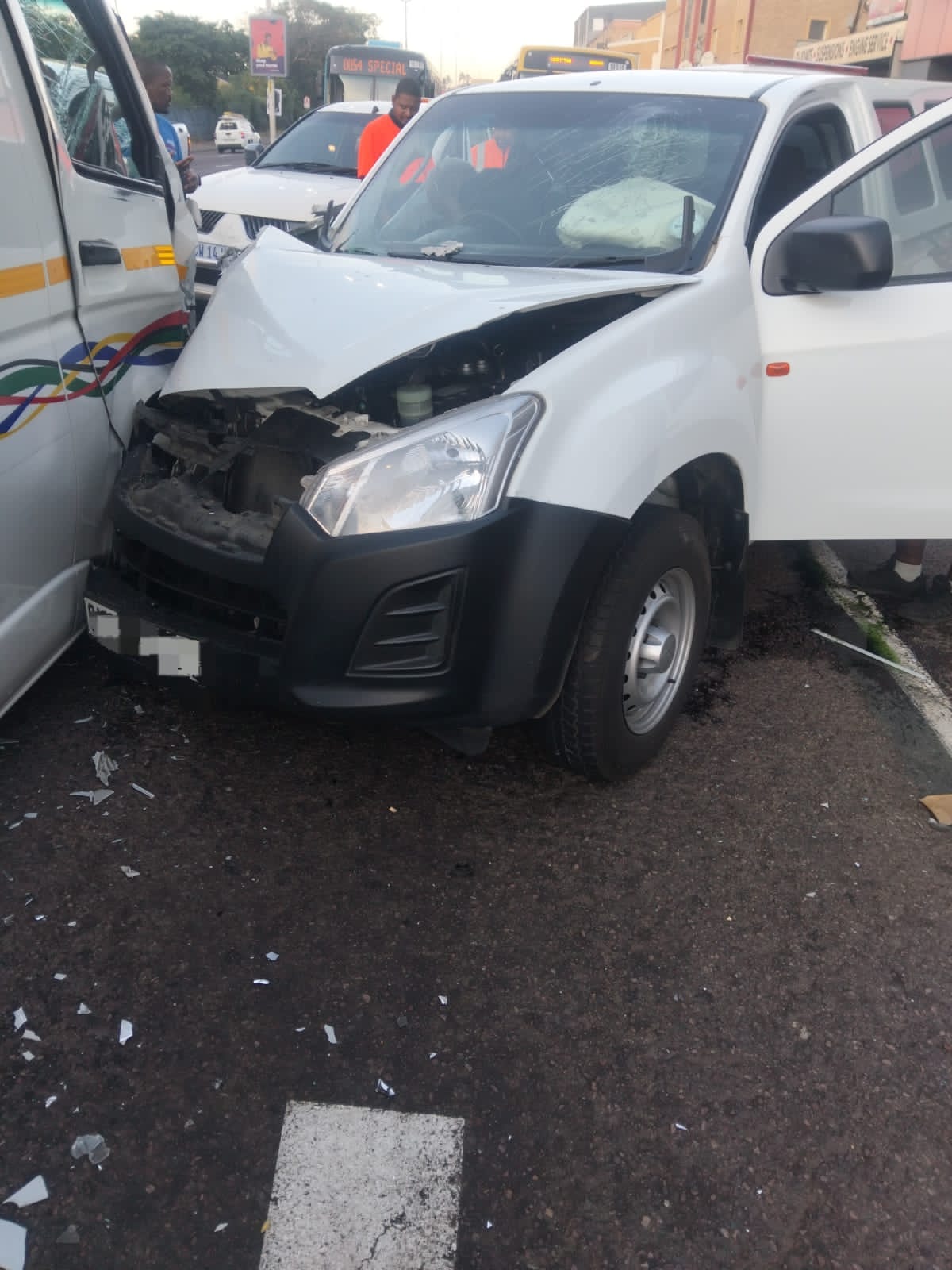 Crash on Umgeni Road near Walter Gilbert Road