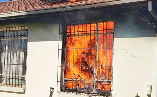 House fire in the Garsfontein X10 area of Pretoria East