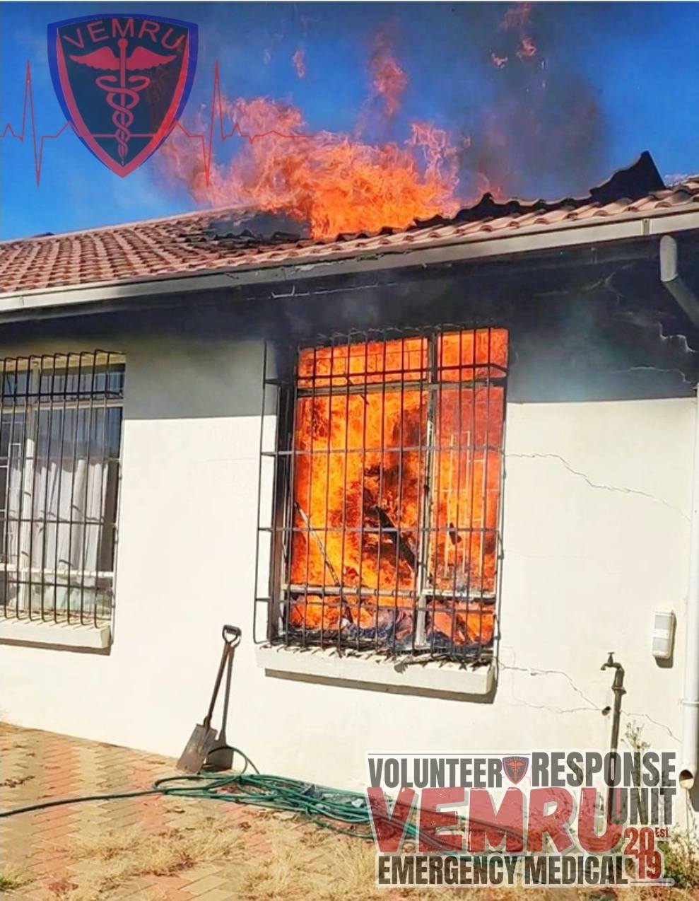 House fire in the Garsfontein X10 area of Pretoria East
