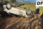 Single vehicle accident on Waterfall road in Dal Josafat