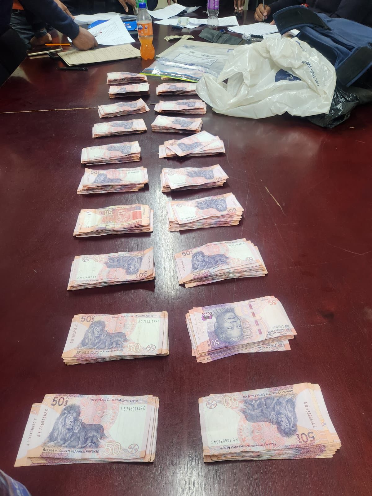 Male suspect arrested for illegal mining-related offences and bribery, in the Cloverdene area