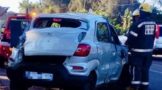 Suzuki Overturned After Striking Barrier: Virginia - KZN