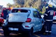 Suzuki Overturned After Striking Barrier: Virginia - KZN