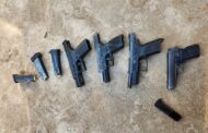 Four suspects were found in possession of unlicensed firearms and ammunition in the Ehlanzeni District