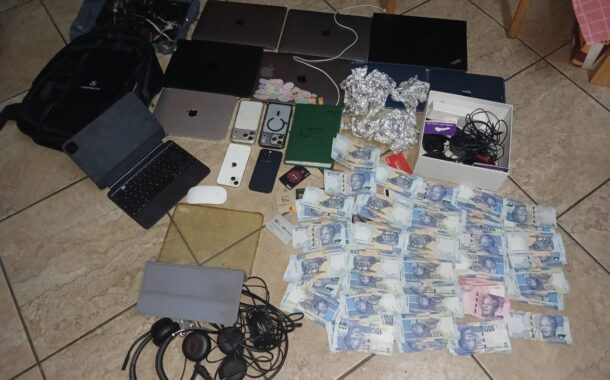 Suspect arrested for possession of suspected stolen property, contravention of the Immigration Act and bribery
