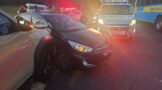 Collision at the intersection of Escom Road and Valley View Road, Pinetown