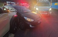 Collision at the intersection of Escom Road and Valley View Road, Pinetown