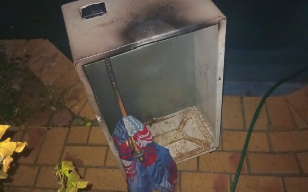 A gas cylinder fire at a residential property in Cape Town