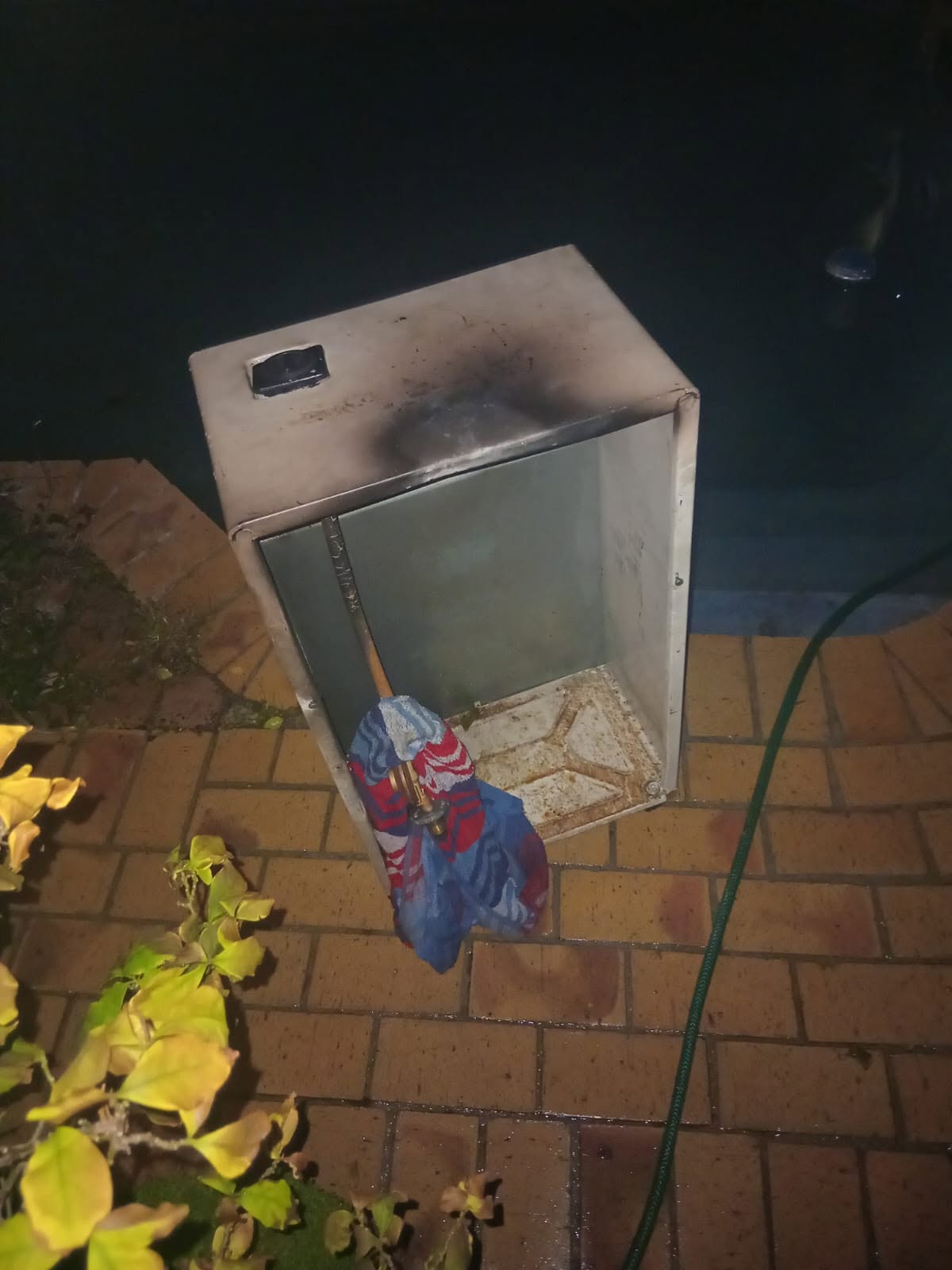 A gas cylinder fire at a residential property in Cape Town