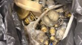 Suspect arrested for the possession of dagga and the possession of presumed stolen property