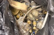 Suspect arrested for the possession of dagga and the possession of presumed stolen property