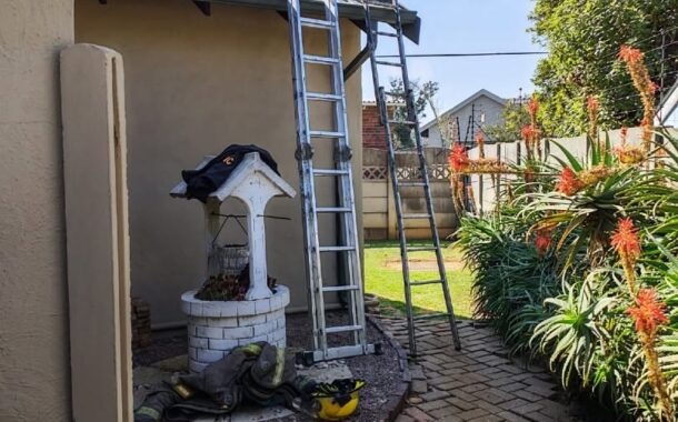 Patient rescued from the roof of a property at Kempton Park