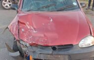 Two vehicles collide at the intersection of Raymond Mhlaba and Kaiser Street, Bloemfontein