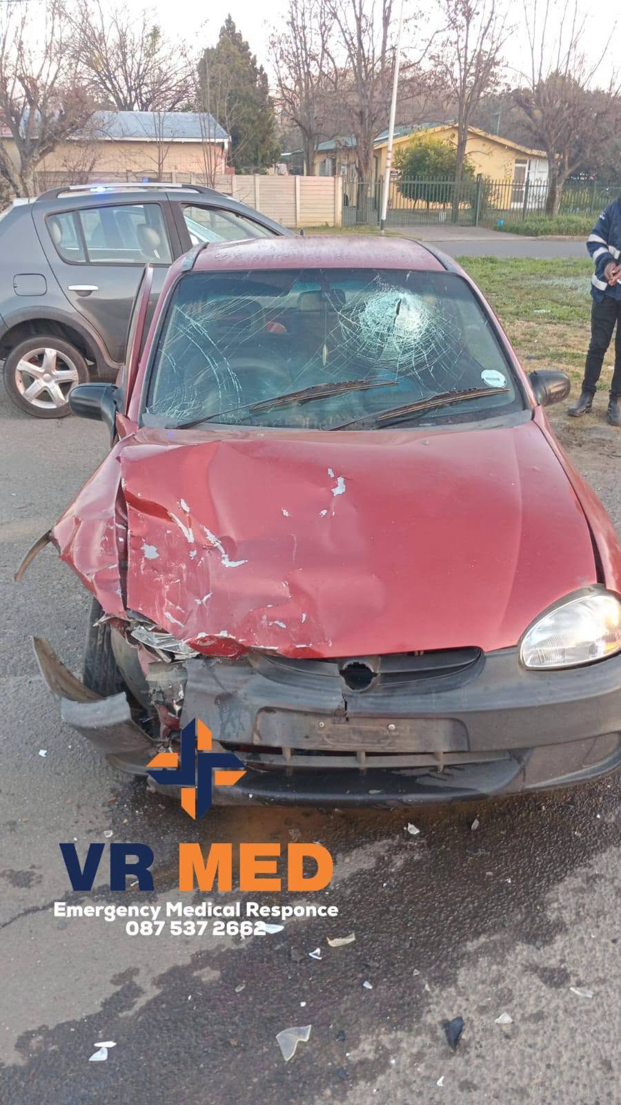 Two vehicles collide at the intersection of Raymond Mhlaba and Kaiser Street, Bloemfontein