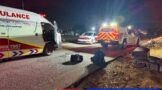 Motorcycle collision on Old Johannesburg Road near Uitsig Road in Rooihuiskraal, Centurion