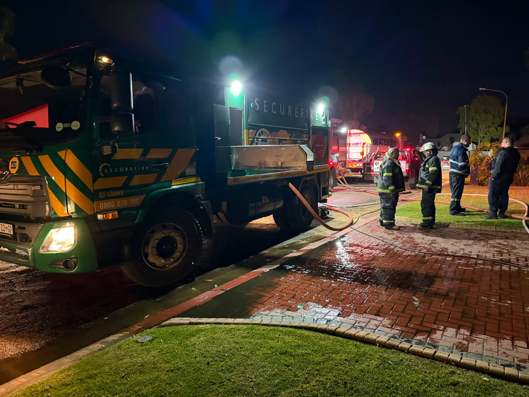 Structural fire at a residence in Vanderbijlpark