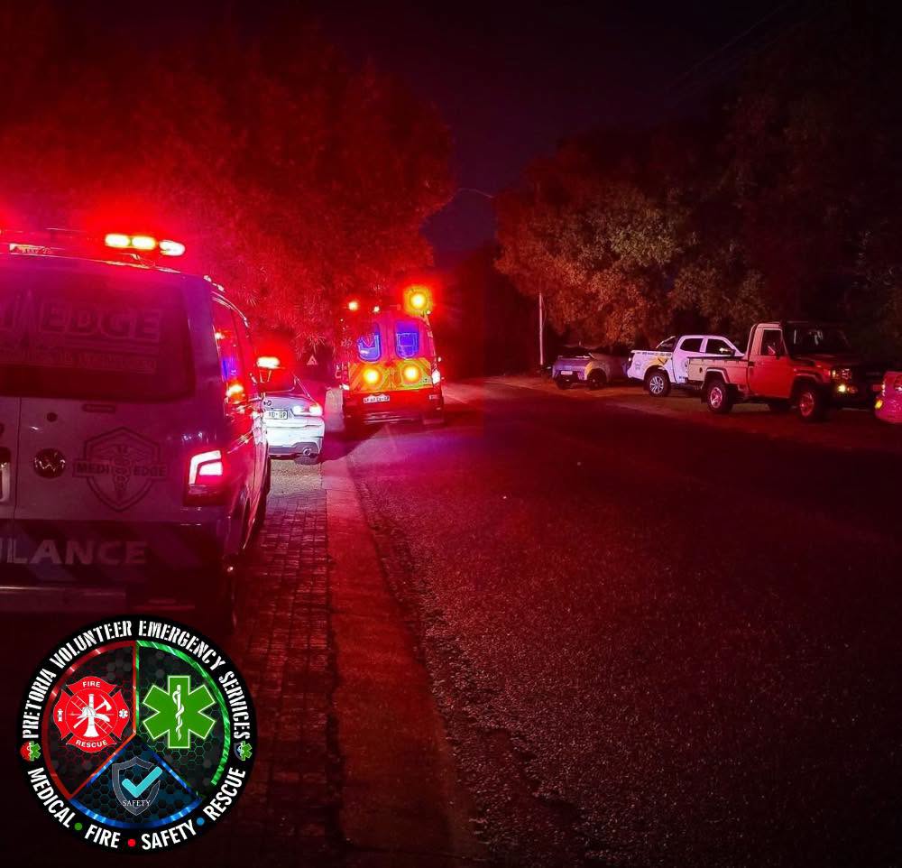 Gunfire at a residential property in Pretoria East