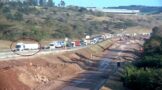 N3 Durban-bound after Hammarsdale Interchange. Right lane obstructed