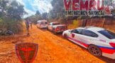 Serious injuries after bicycles collide at high speed on a rural road in the Tierpoort area of Pretoria East
