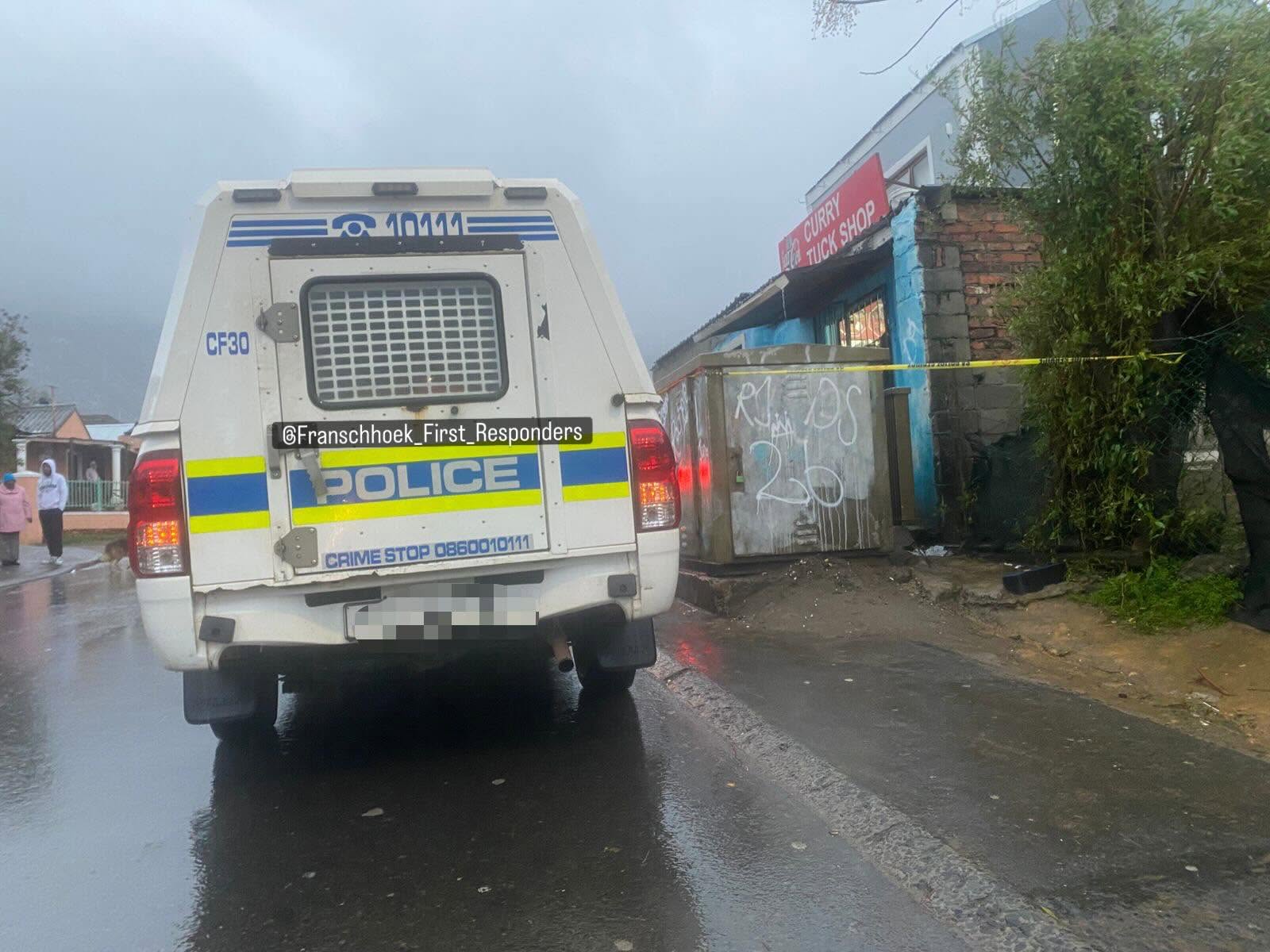 Shooting Incident at Groendal, Franschhoek
