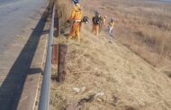 Road maintenance performed along the R59