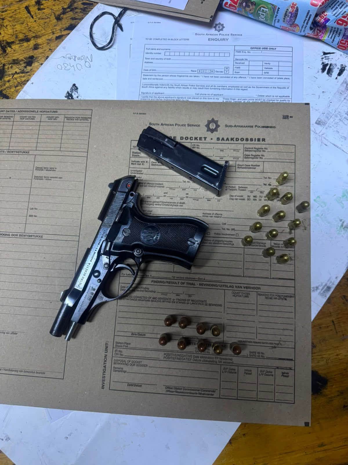 Six foreign nationals arrested and an unlicensed firearm recovered in the Eden Park area