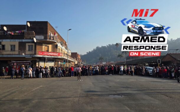 Protest action taking place in the Pietermaritzburg CBD
