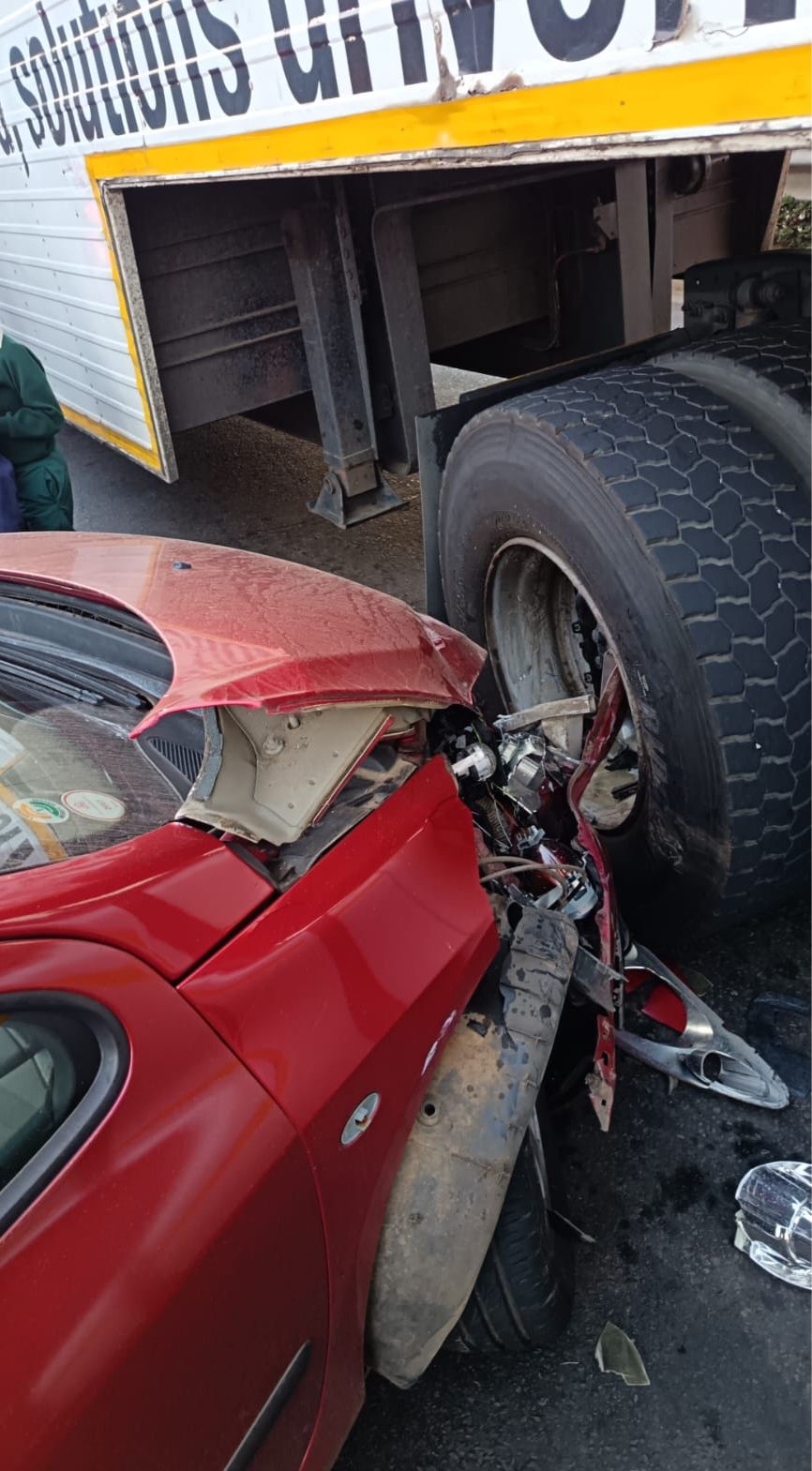 Collision on Queen Nandi Drive near the Engen