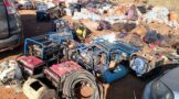 Illegal mining operation conducted in the West Rand