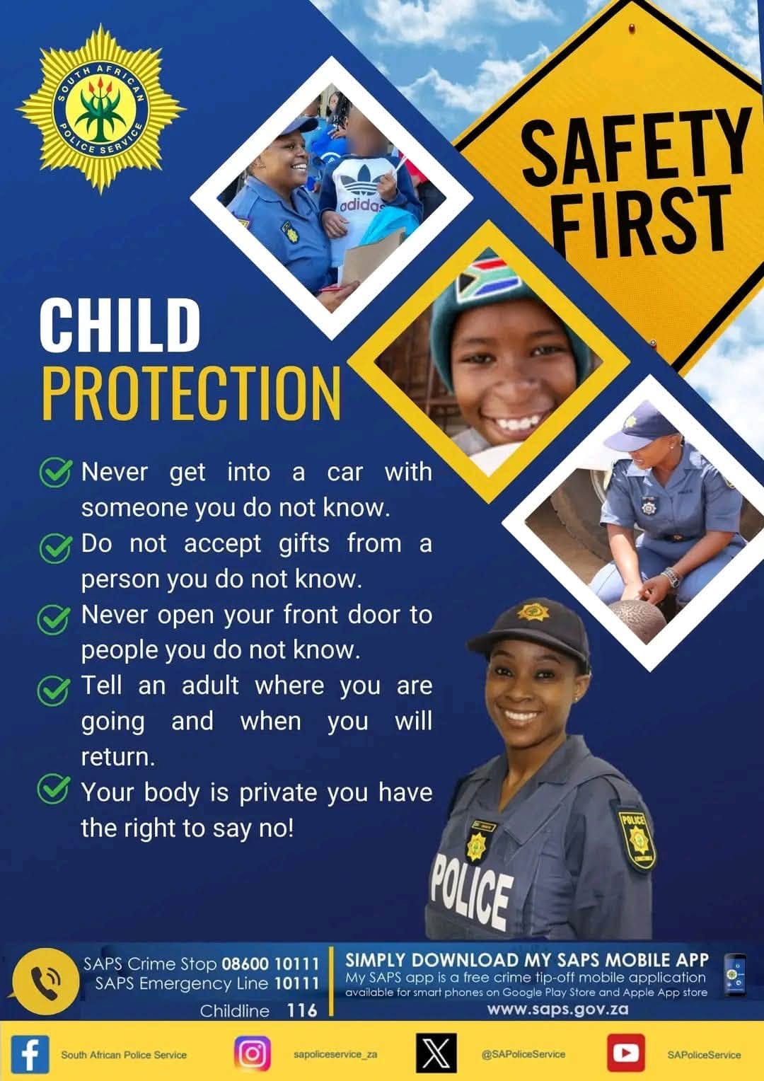 The Police urge parents to prioritise the safety of children during the school holidays