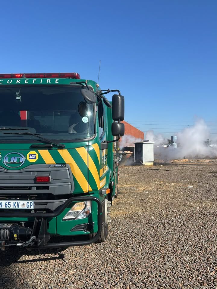 Fidelity SecureFire crews responded to an electrical substation fire in Boksburg