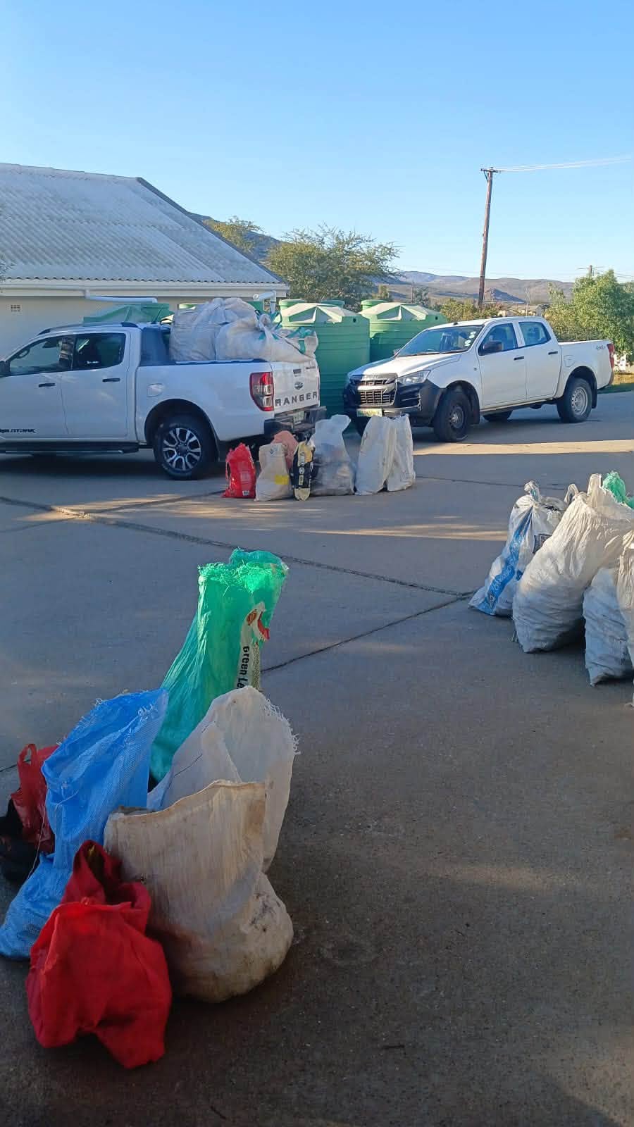 Three suspects found in possession of suspected stolen copper and aluminium cables in Garies