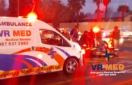 VR Medical responded to a vehicle vs bike accident at the corner of Stalls and Benade Drive, Bloemfontein