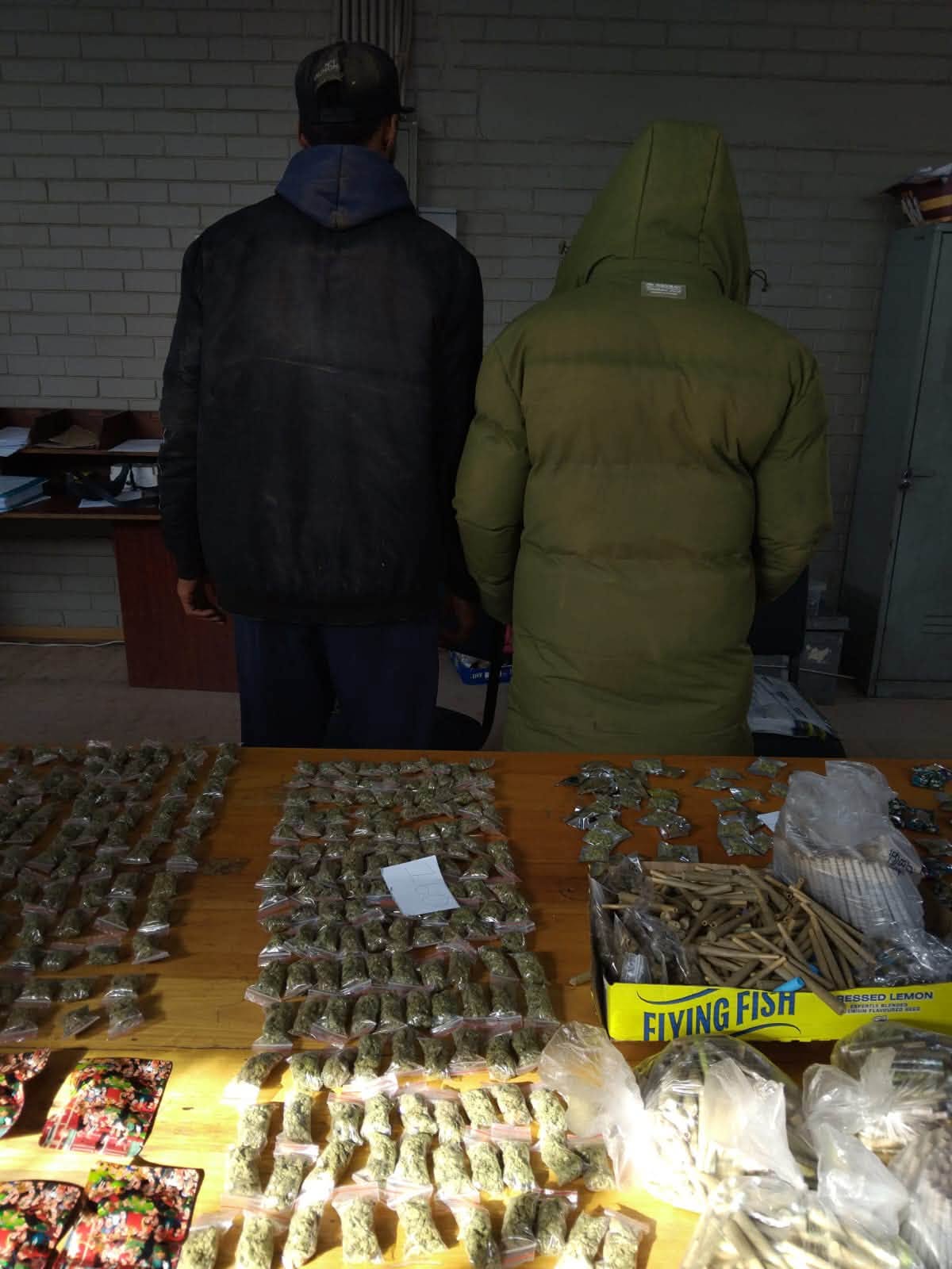 Drug-dealing suspects arrested at Kind Edward Street in Willows, Bloemfontein