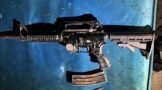 Suspect arrested in Marite, Calcutta in possession of a rifle and pistol believed to have been used in the commission of serious and violent crimes in the area